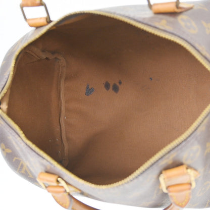 Louis Vuitton Speedy Handbag Monogram Canvas Brown Canvas Handbag (   )
