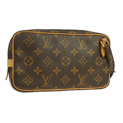 Louis Vuitton Pochette Marly Bandouliere Bag Monogram Canvas Brown Canvas Shoulder Bag Bag (   )