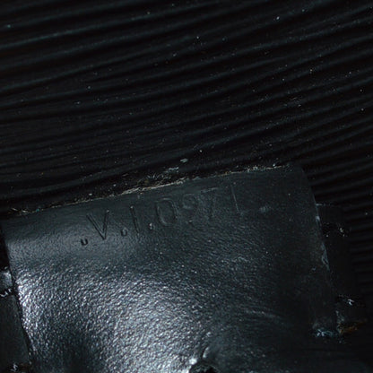 Louis Vuitton Sac A Dos Drawstring Backpack Epi Leather Black Leather Backpack Bag (   )