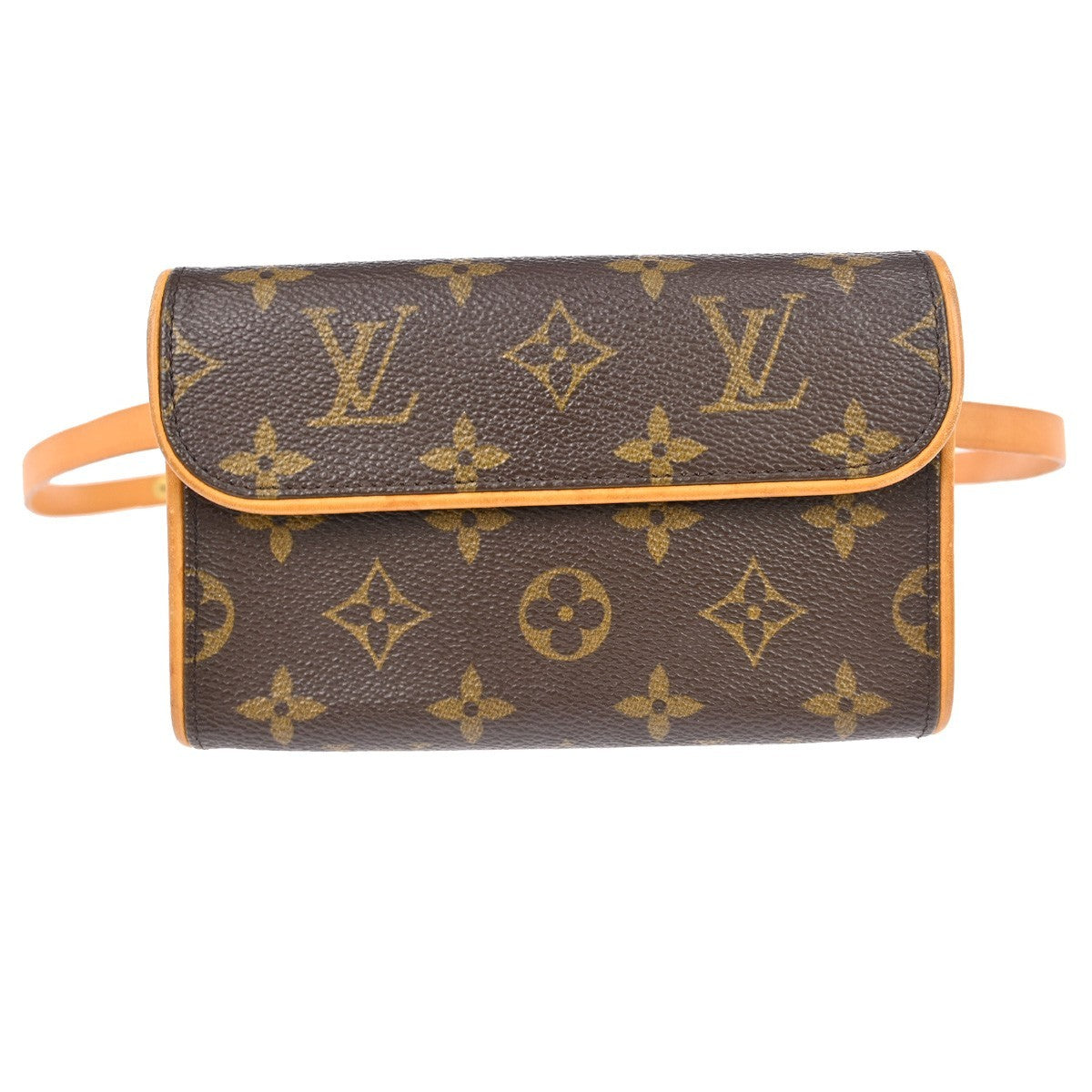 Louis Vuitton Florentine Waist Bag Monogram Canvas Brown Canvas Clutche & Pouche Bag (   )