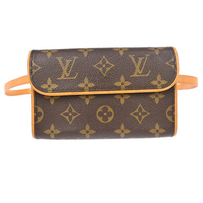 Louis Vuitton Florentine Waist Bag Monogram Canvas Brown Canvas Clutche & Pouche Bag (   )