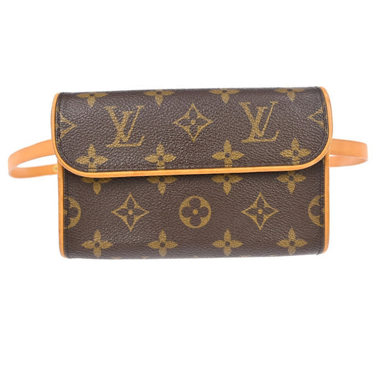 Louis Vuitton Florentine Waist Bag Monogram Canvas Brown Canvas Clutche & Pouche Bag (   )