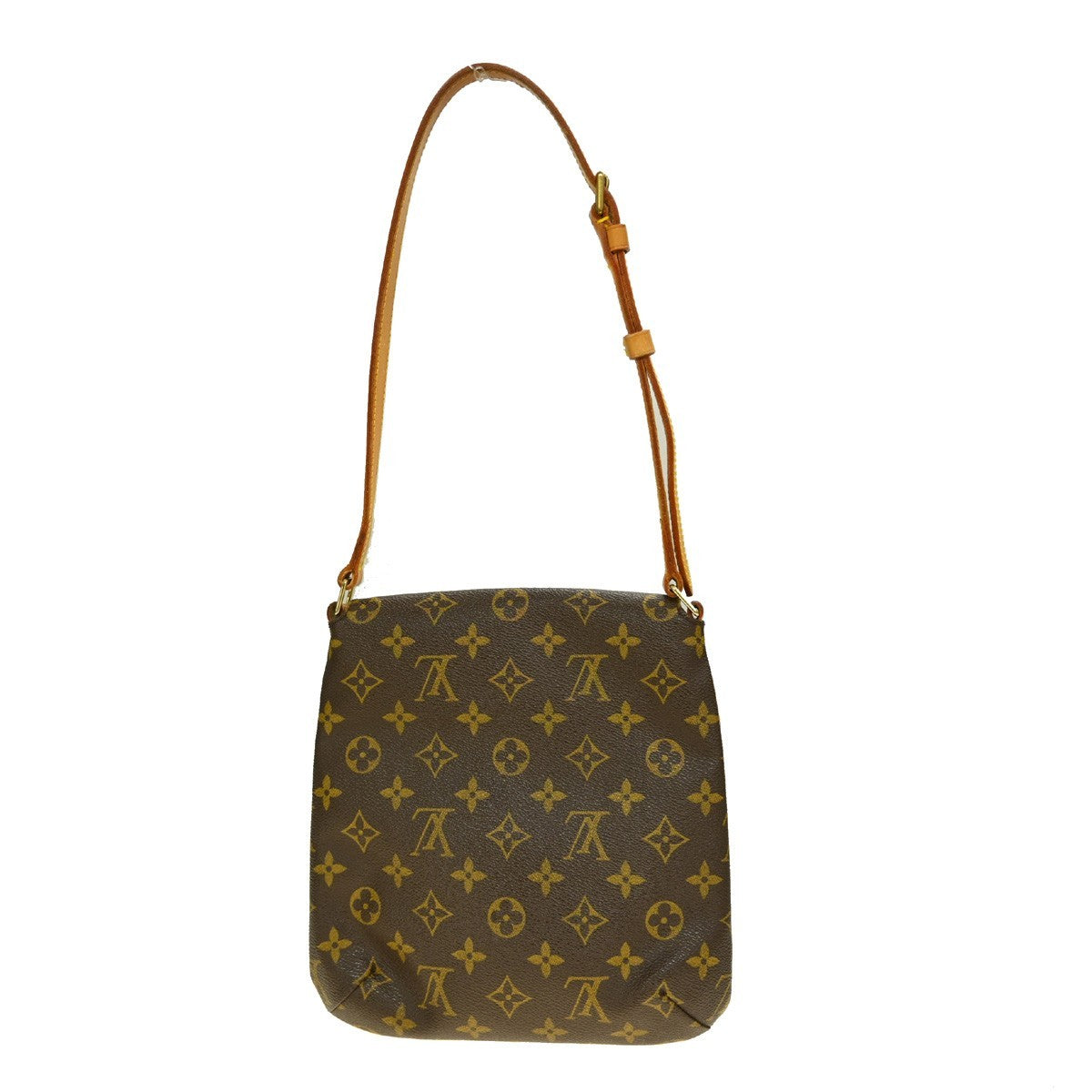 Louis Vuitton Musette Salsa Handbag Monogram Canvas Brown Canvas Shoulder Bag Bag (   )