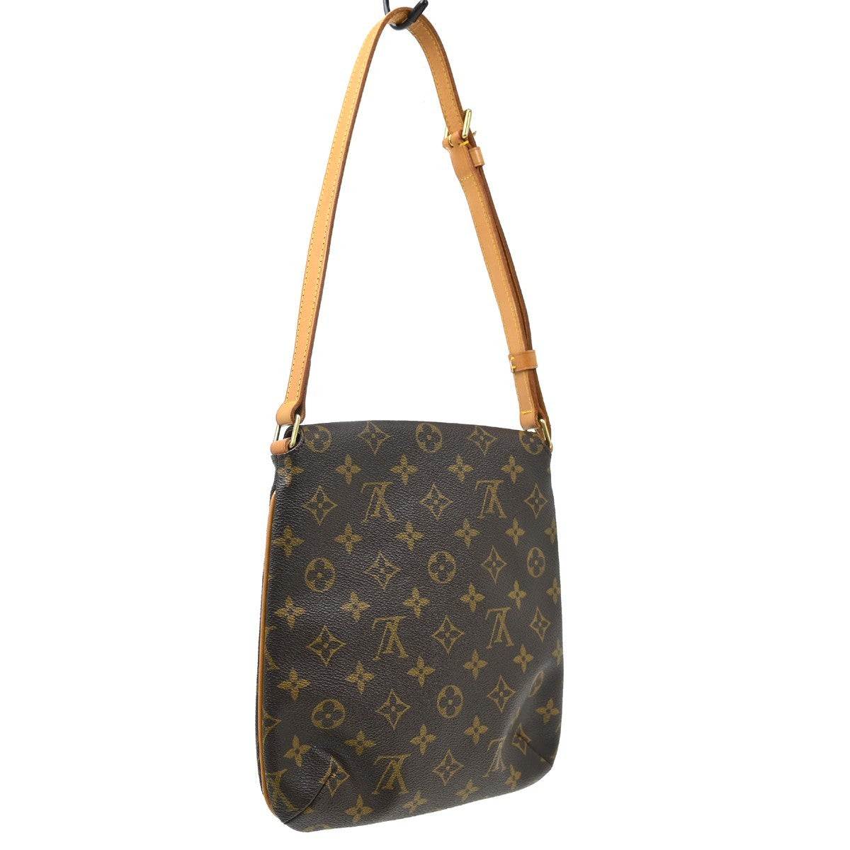 Louis Vuitton Musette Salsa Handbag Monogram Canvas Brown Canvas Shoulder Bag Bag (   )