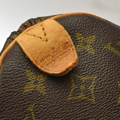 Louis Vuitton Keepall Bag Monogram Canvas Brown Canvas Travel Bag Bag (   )