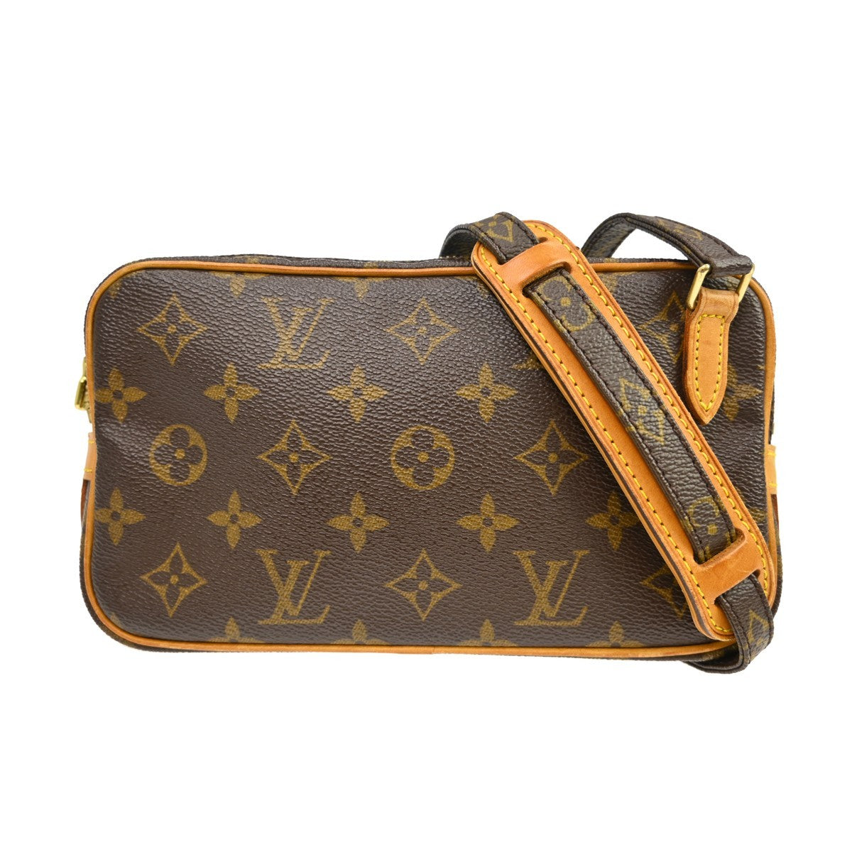 Louis Vuitton Pochette Marly Bandouliere Bag Monogram Canvas Brown Canvas Shoulder Bag Bag (   )