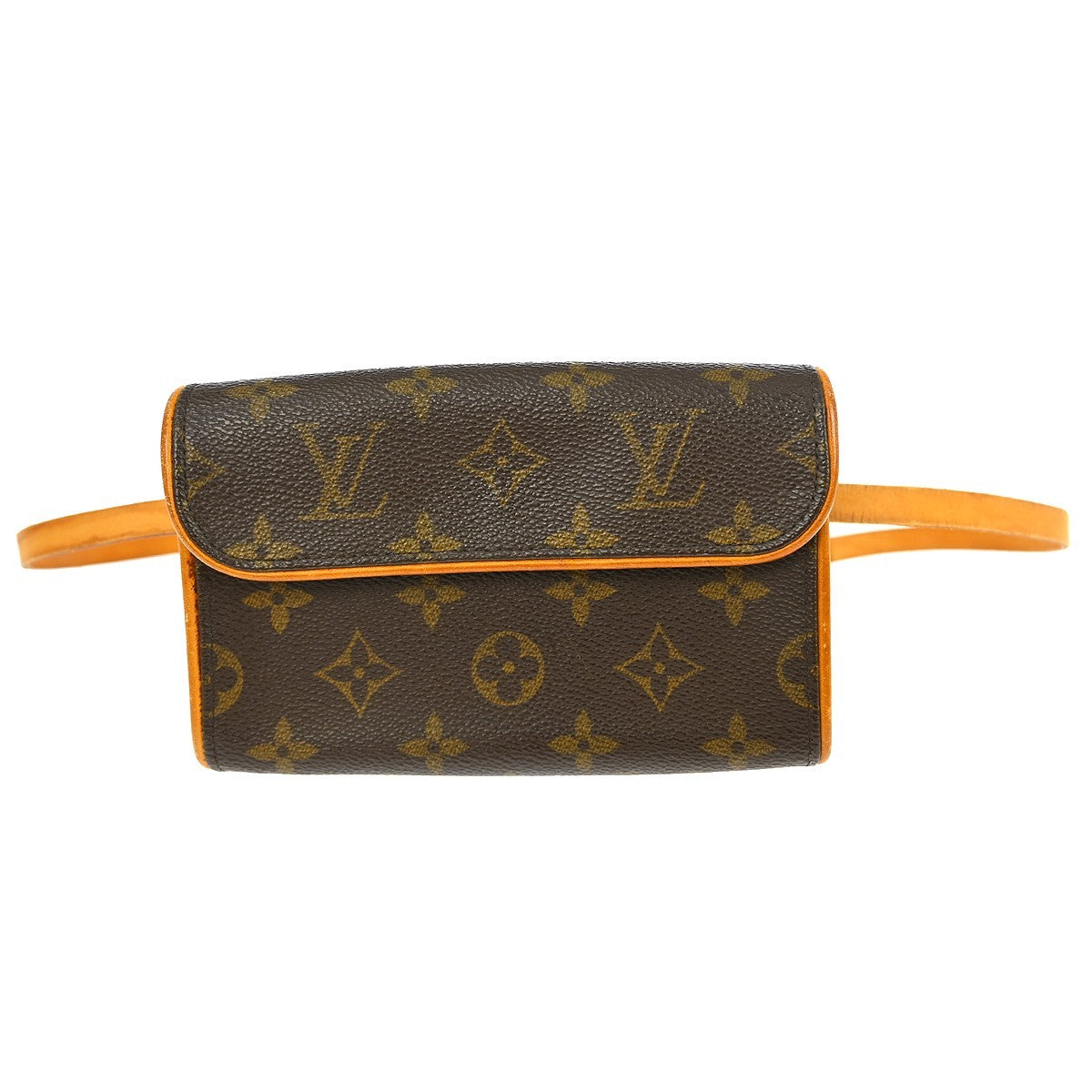 Louis Vuitton Florentine Waist Bag Monogram Canvas Brown Canvas Clutche & Pouche Bag (   )