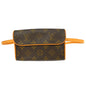 Louis Vuitton Florentine Waist Bag Monogram Canvas Brown Canvas Clutche & Pouche Bag (   )