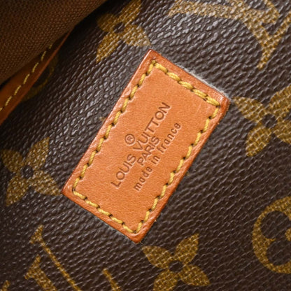 Louis Vuitton Saumur Handbag Monogram Canvas Brown Canvas Shoulder Bag Bag (   )