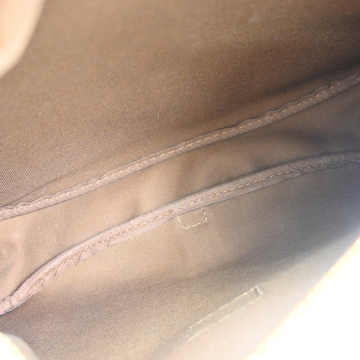 Louis Vuitton Saumur Handbag Monogram Canvas Brown Canvas Shoulder Bag Bag (   )