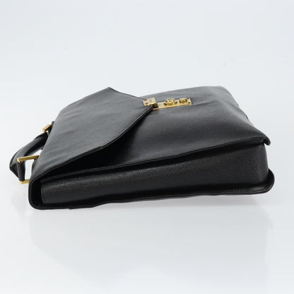 Chanel Vintage Lock Briefcase Caviar Black Leather Briefcase Bag (   )