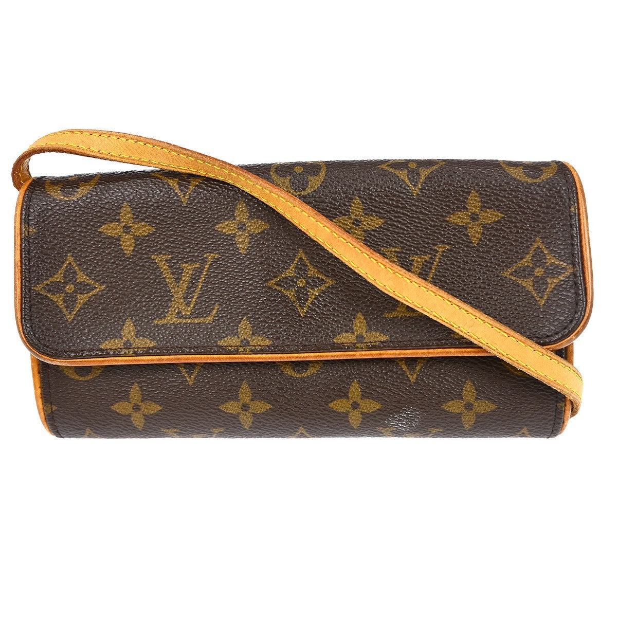 Louis Vuitton Twin Handbag Monogram Canvas Brown Canvas Clutche & Pouche Bag (   )
