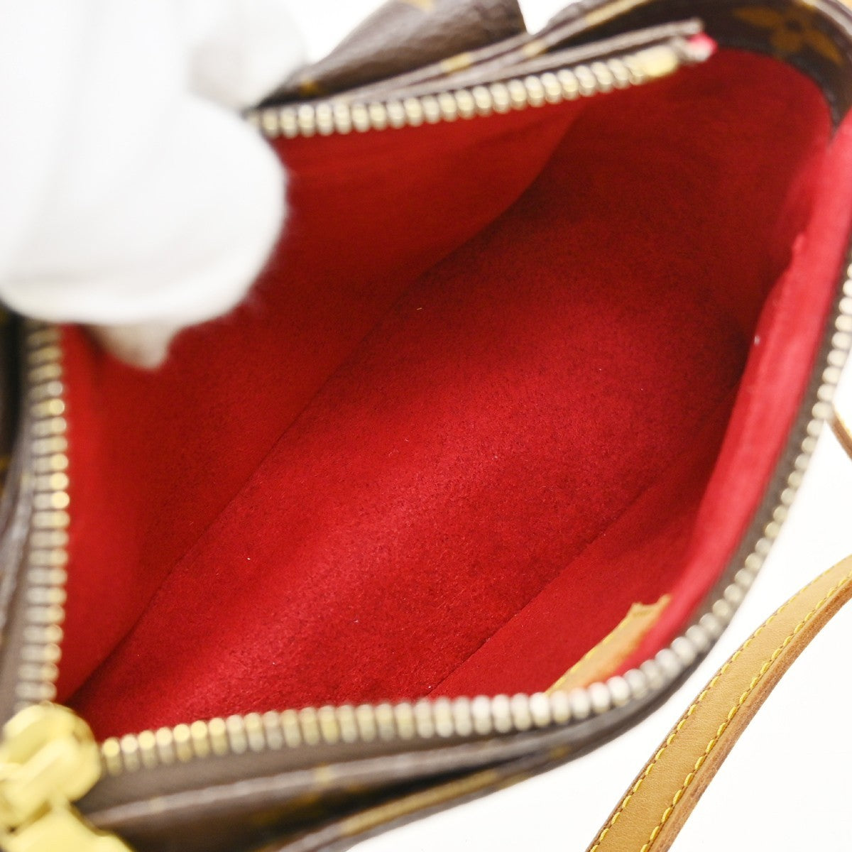 Louis Vuitton Viva Cite Handbag Monogram Canvas Brown Canvas Shoulder Bag Bag (   )
