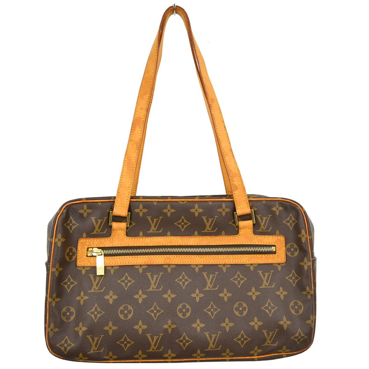 Louis Vuitton Cite Handbag Monogram Canvas Brown Canvas Shoulder Bag Bag (   )