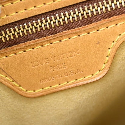 Louis Vuitton Monogram Looping Handbag Monogram Canvas Brown Canvas Shoulder Bag Bag (   )