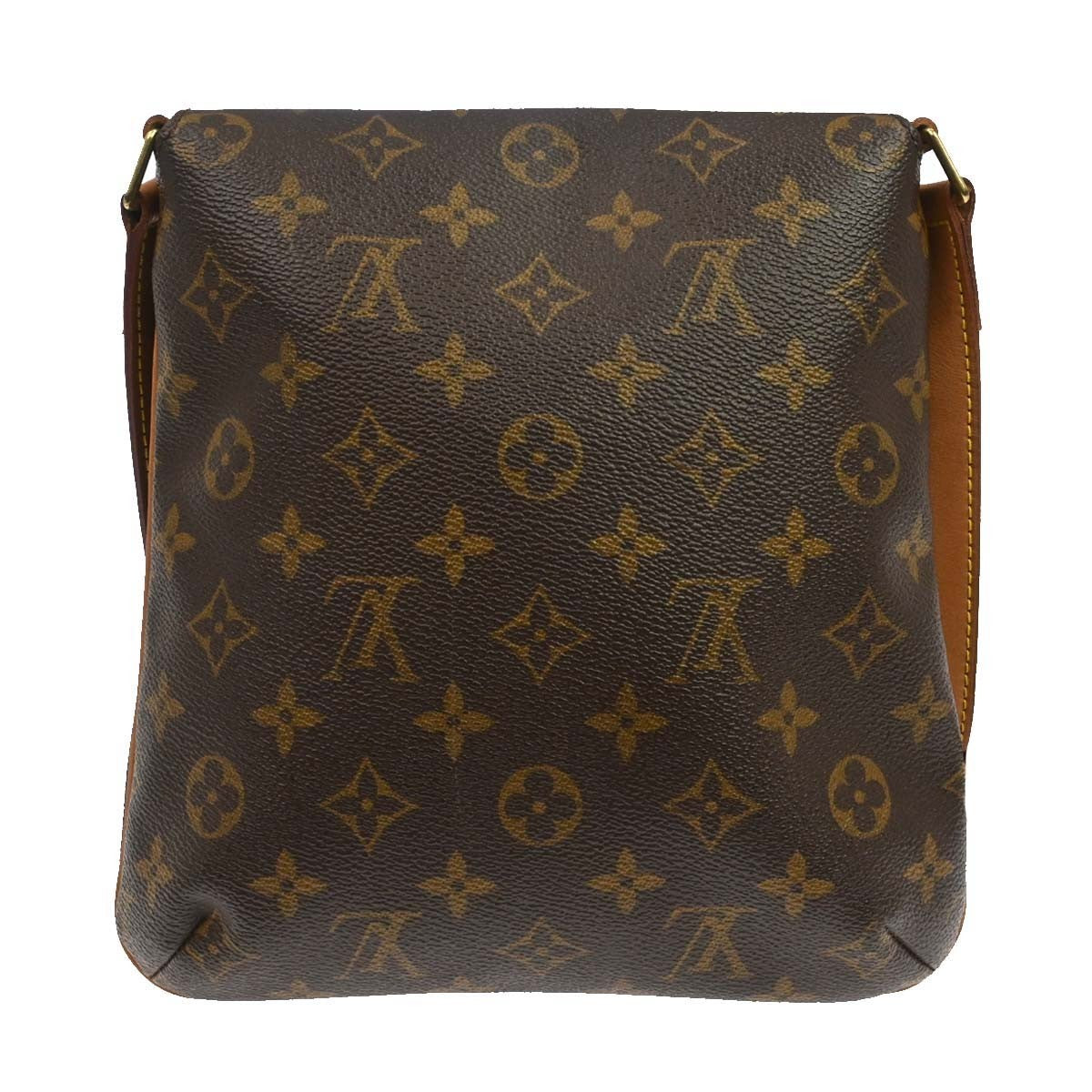 Louis Vuitton Musette Salsa Handbag Monogram Canvas Brown Canvas Shoulder Bag Bag (   )