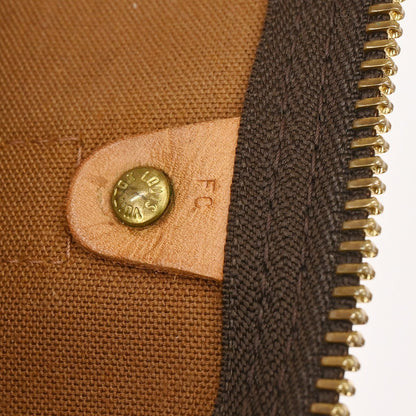 Louis Vuitton Keepall Bag Monogram Canvas Brown Canvas Travel Bag Bag (   )