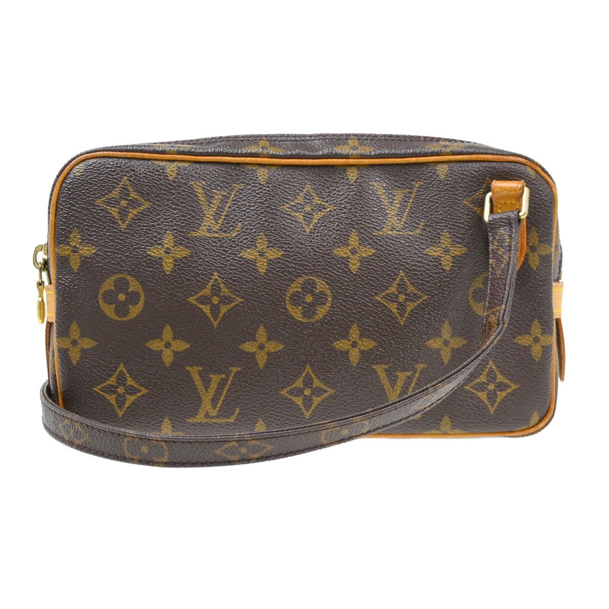 Louis Vuitton Pochette Marly Bandouliere Bag Monogram Canvas Brown Canvas Shoulder Bag Bag (   )