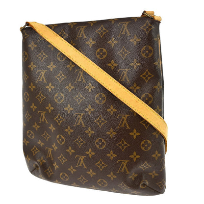 Louis Vuitton Musette Salsa Handbag Monogram Canvas Brown Canvas Shoulder Bag Bag (   )