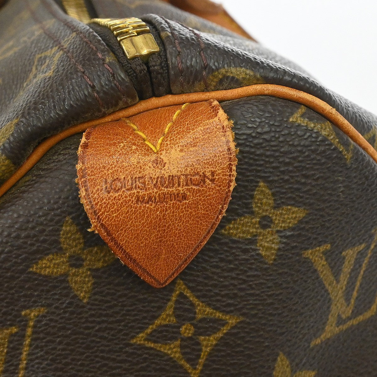 Louis Vuitton Keepall Bag Monogram Canvas Brown Canvas Travel Bag Bag (   )