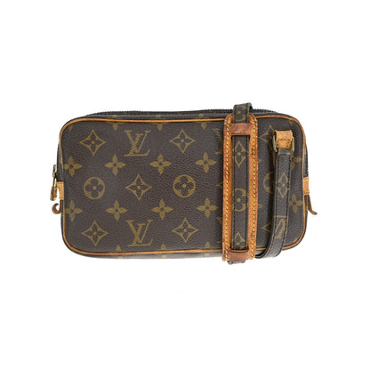 Louis Vuitton Pochette Marly Bandouliere Bag Monogram Canvas Brown Canvas Shoulder Bag Bag (   )