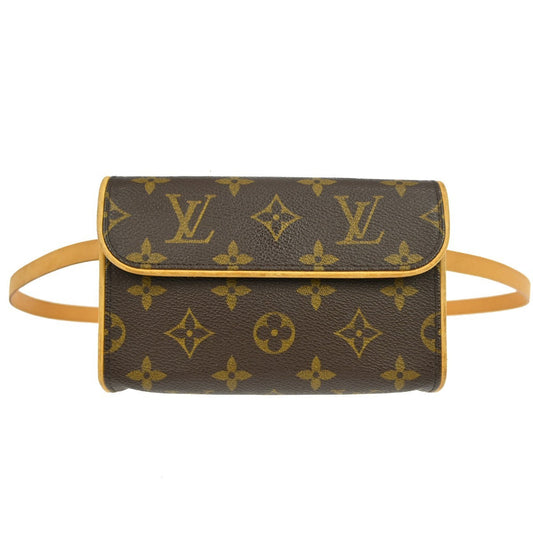 Louis Vuitton Florentine Waist Bag Monogram Canvas Brown Canvas Clutche & Pouche Bag (   )
