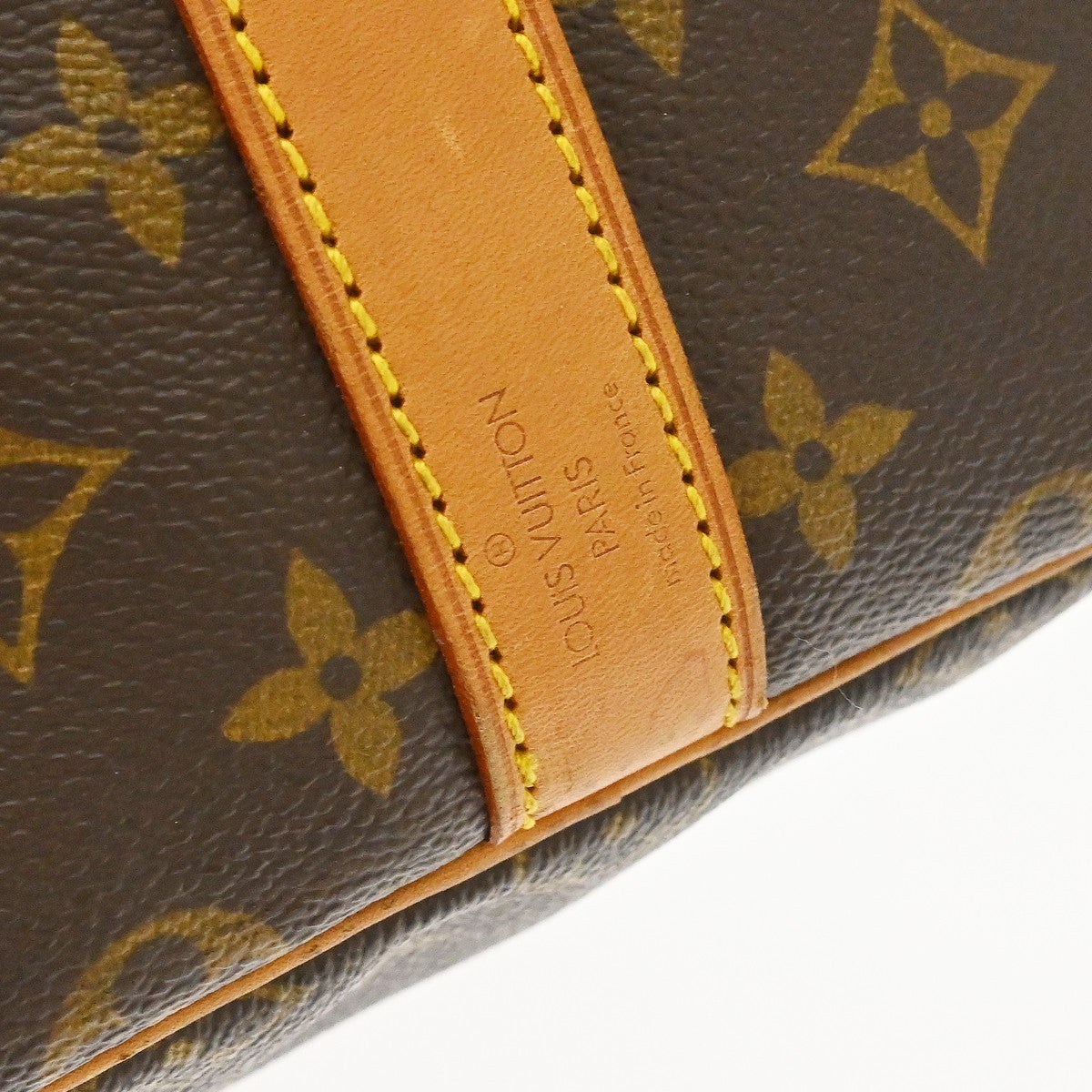 Louis Vuitton Keepall Bandouliere Bag Monogram Canvas Brown Canvas Travel Bag Bag (   )