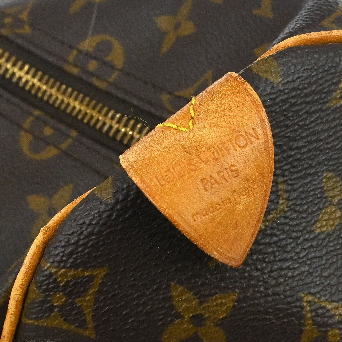 Louis Vuitton Keepall Bag Monogram Canvas Brown Canvas Travel Bag Bag (   )
