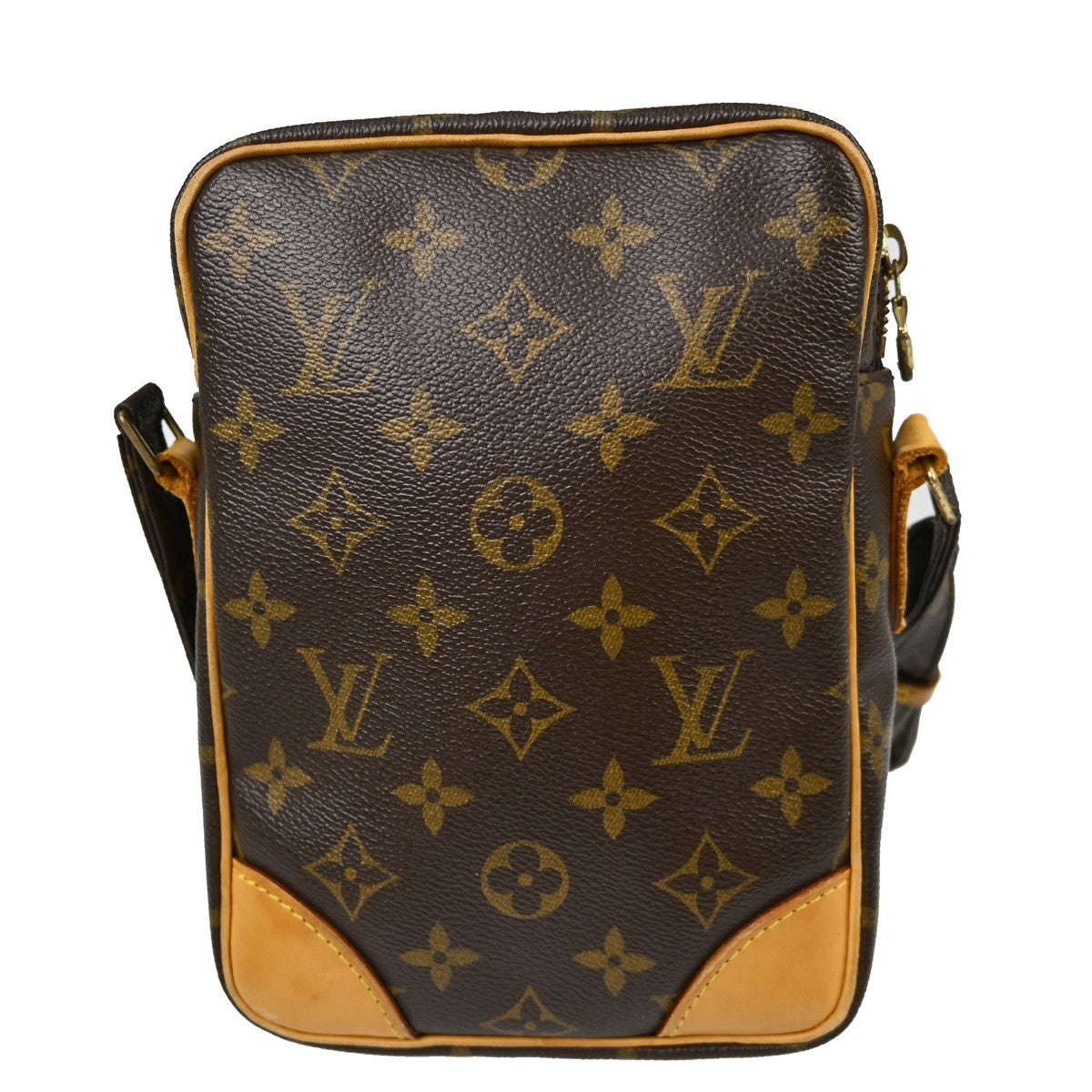 Louis Vuitton Amazone Bag Monogram Canvas Brown Canvas Shoulder Bag Bag (   )