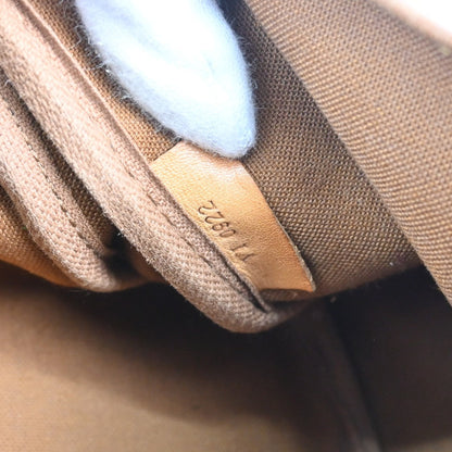 Louis Vuitton Saumur Handbag Monogram Canvas Brown Canvas Shoulder Bag Bag (   )