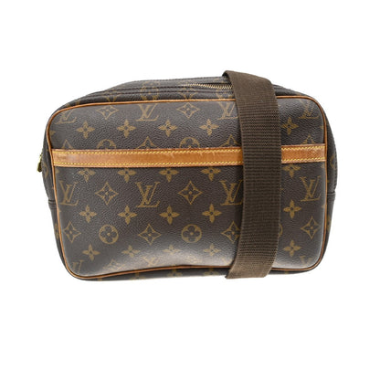 Louis Vuitton Reporter Bag Monogram Canvas Brown Canvas Shoulder Bag Bag (   )