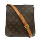Louis Vuitton Musette Salsa Handbag Monogram Canvas Brown Canvas Shoulder Bag Bag (   )