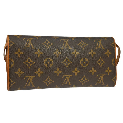Louis Vuitton Twin Handbag Monogram Canvas Brown Canvas Clutche & Pouche Bag (   )