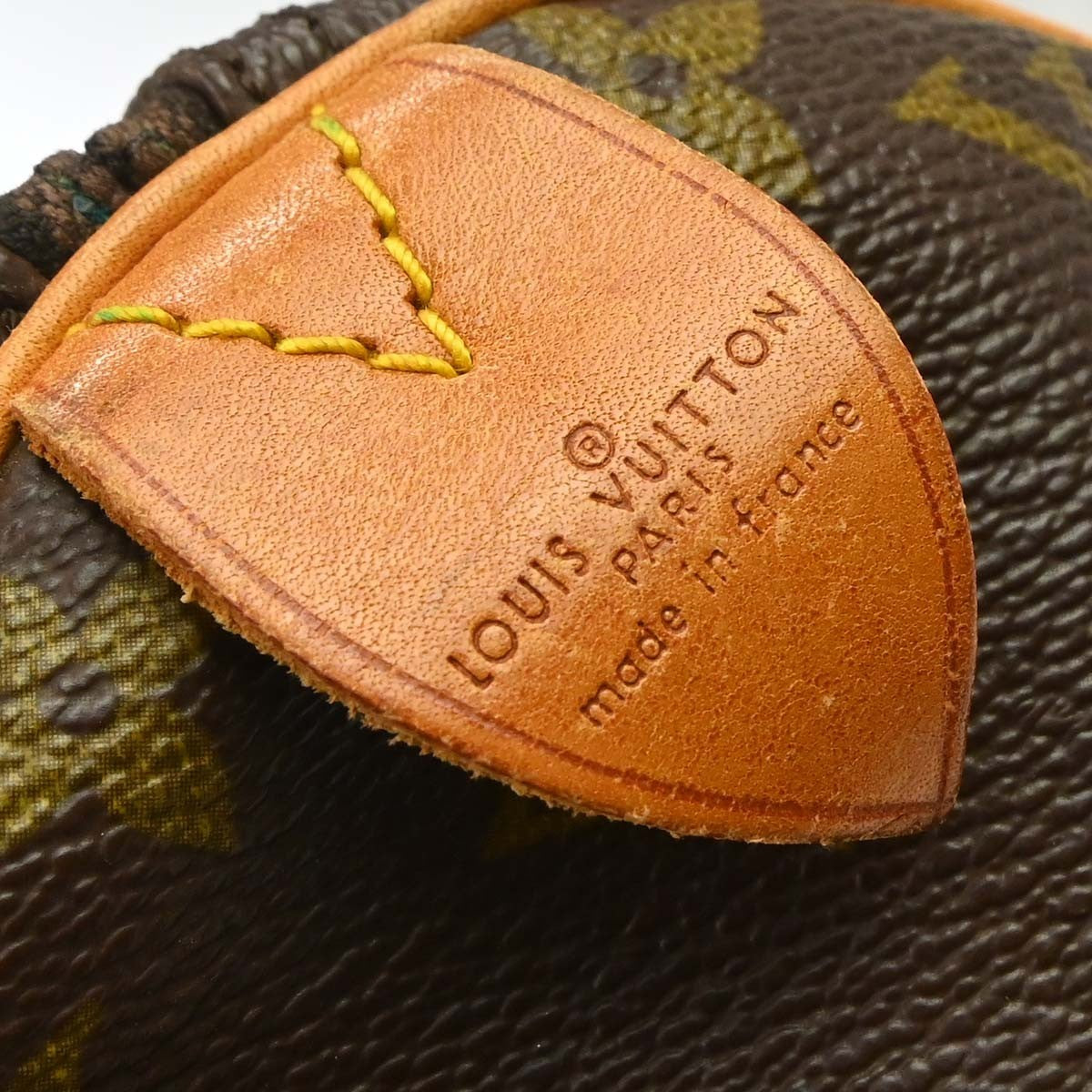 Louis Vuitton Speedy Handbag Monogram Canvas Brown Canvas Handbag (   )