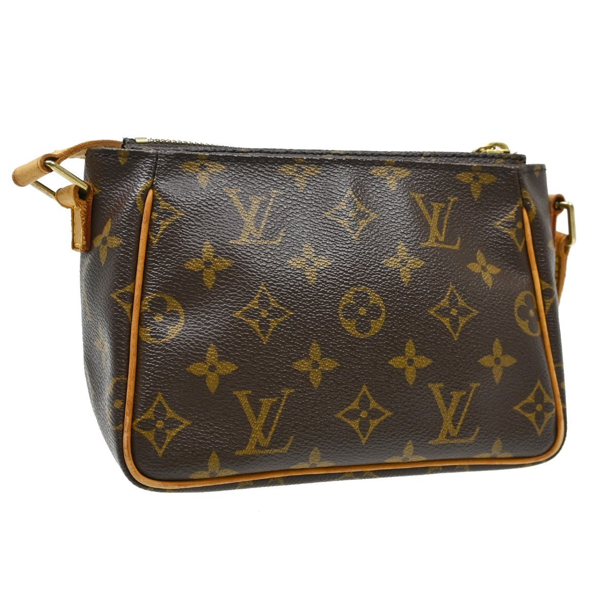 Louis Vuitton Viva Cite Handbag Monogram Canvas Brown Canvas Shoulder Bag Bag (   )