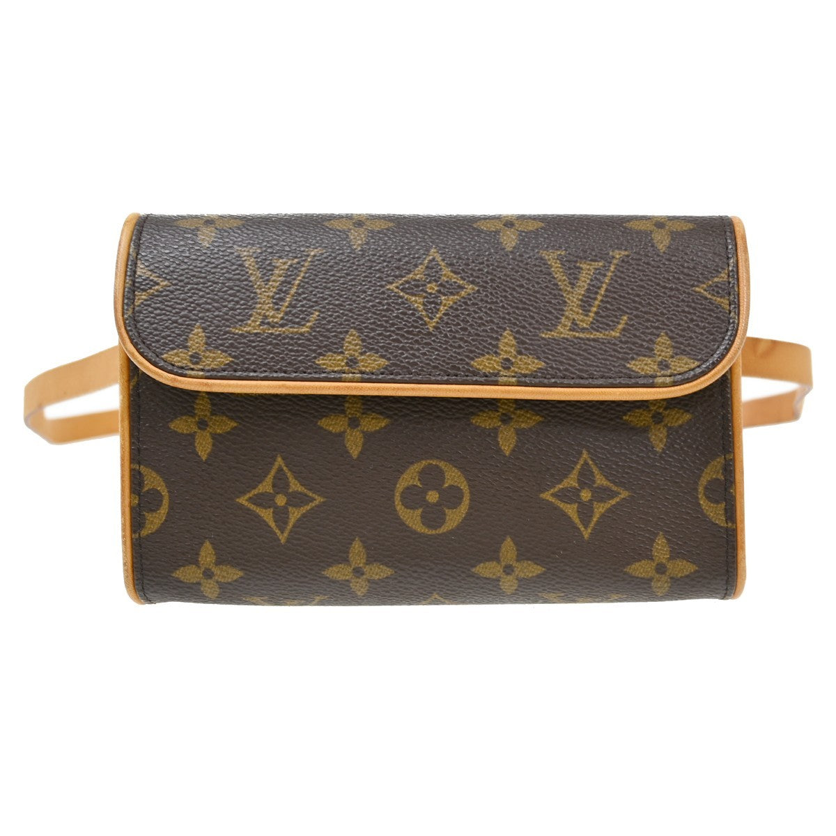 Louis Vuitton Florentine Waist Bag Monogram Canvas Brown Canvas Clutche & Pouche Bag (   )