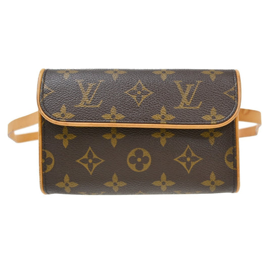 Louis Vuitton Florentine Waist Bag Monogram Canvas Brown Canvas Clutche & Pouche Bag (   )