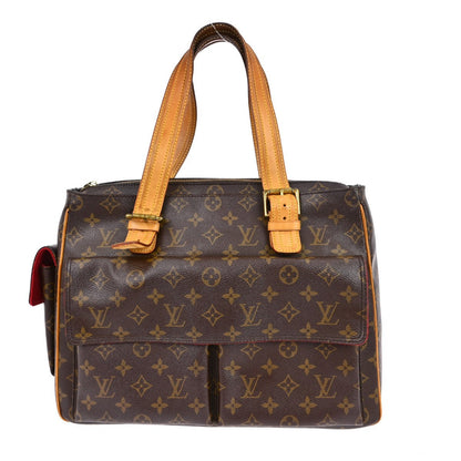 Louis Vuitton Multipli Cite Handbag Monogram Canvas Brown Canvas Shoulder Bag Bag (   )