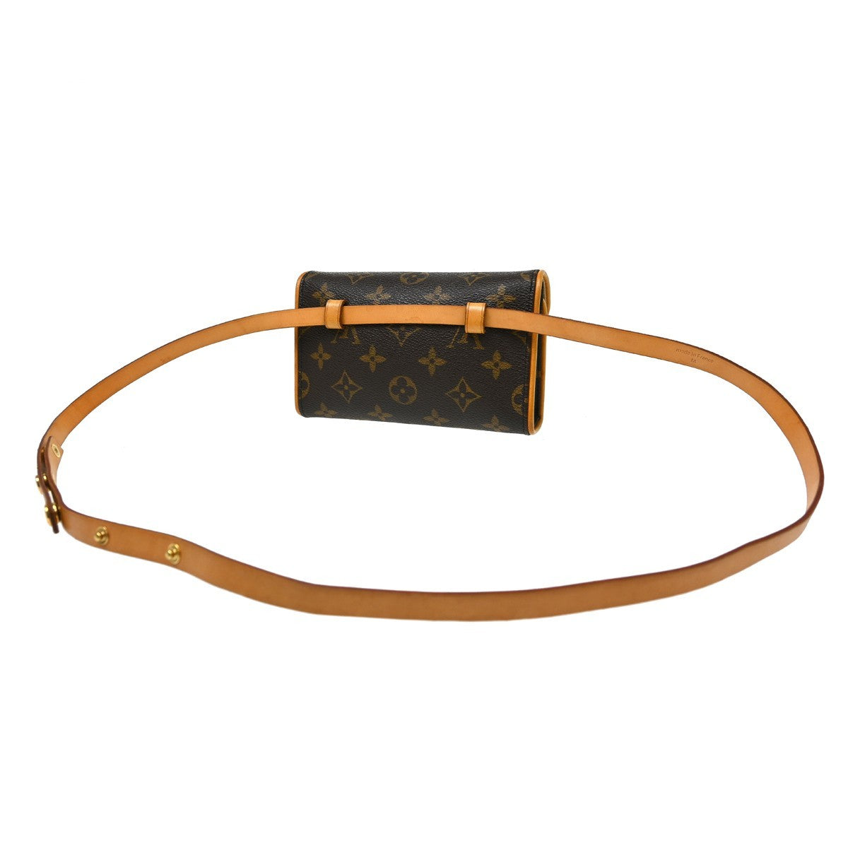 Louis Vuitton Florentine Waist Bag Monogram Canvas Brown Canvas Clutche & Pouche Bag (   )