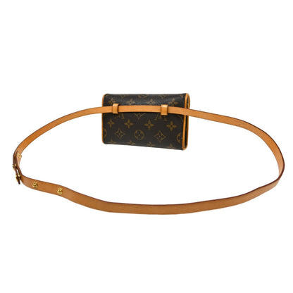 Louis Vuitton Florentine Waist Bag Monogram Canvas Brown Canvas Clutche & Pouche Bag (   )