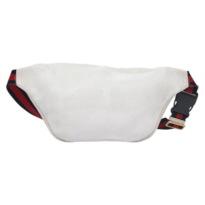 Gucci Logo Belt Bag Printed Leather White Leather Shoulder Bag Bag (   )