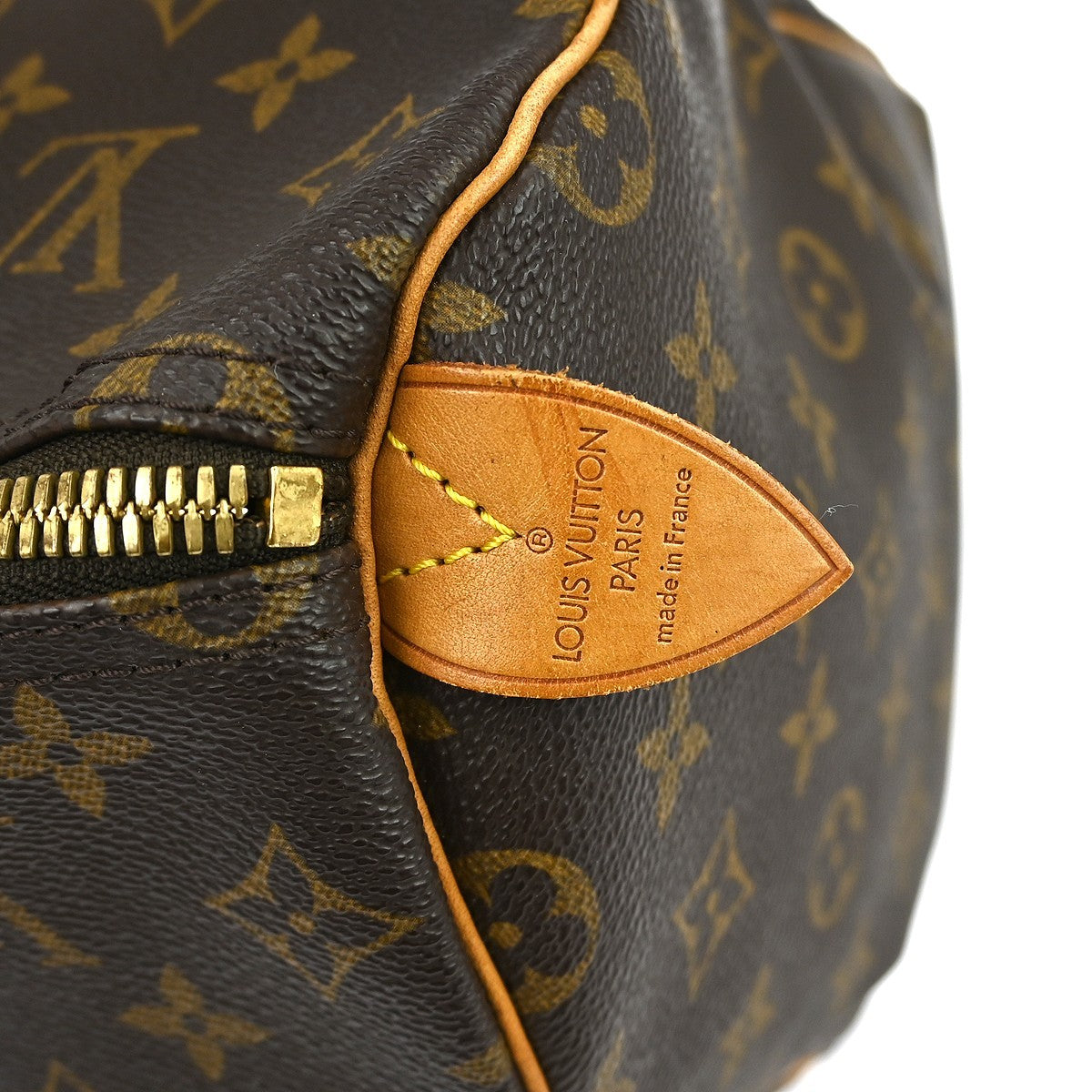 Louis Vuitton Keepall Bag Monogram Canvas Brown Canvas Travel Bag Bag (   )