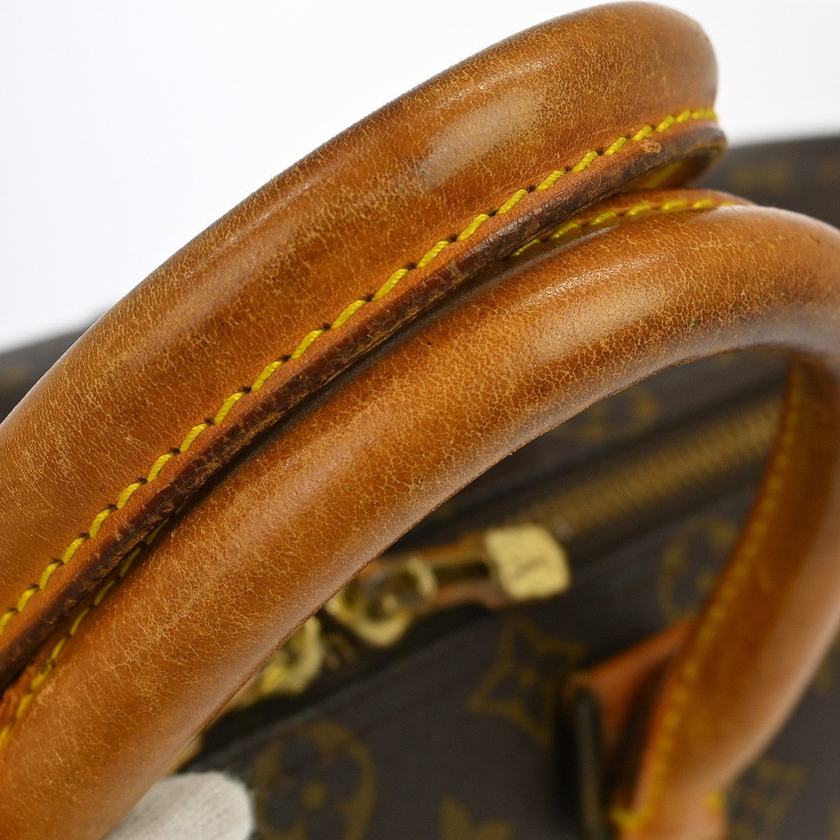Louis Vuitton Keepall Bag Monogram Canvas Brown Canvas Travel Bag Bag (   )