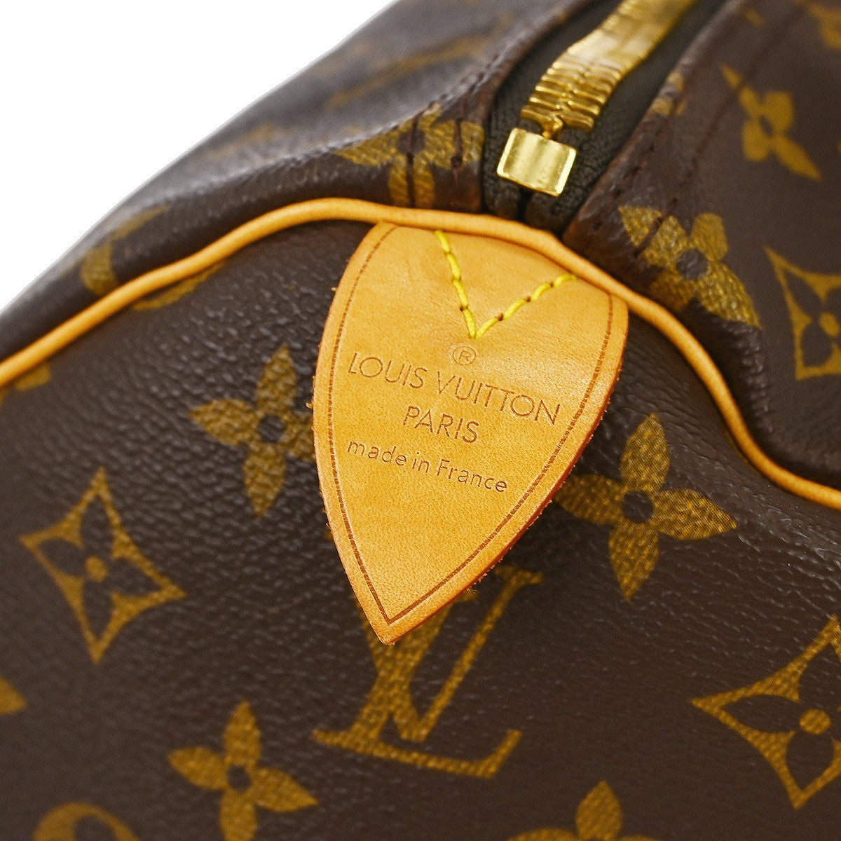 Louis Vuitton Keepall Bag Monogram Canvas Brown Canvas Travel Bag Bag (   )