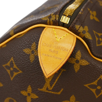Louis Vuitton Keepall Bag Monogram Canvas Brown Canvas Travel Bag Bag (   )