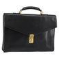 Chanel Vintage Lock Briefcase Caviar Black Leather Briefcase Bag (   )