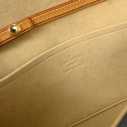 Louis Vuitton Twin Handbag Monogram Canvas Brown Canvas Clutche & Pouche Bag (   )