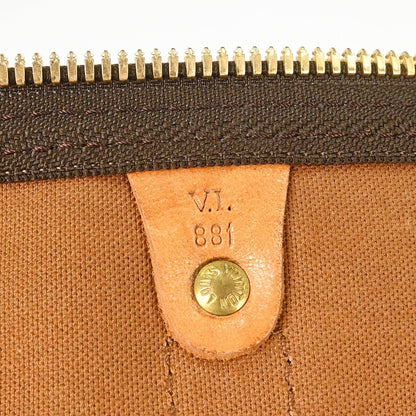 Louis Vuitton Keepall Bag Monogram Canvas Brown Canvas Travel Bag Bag (   )