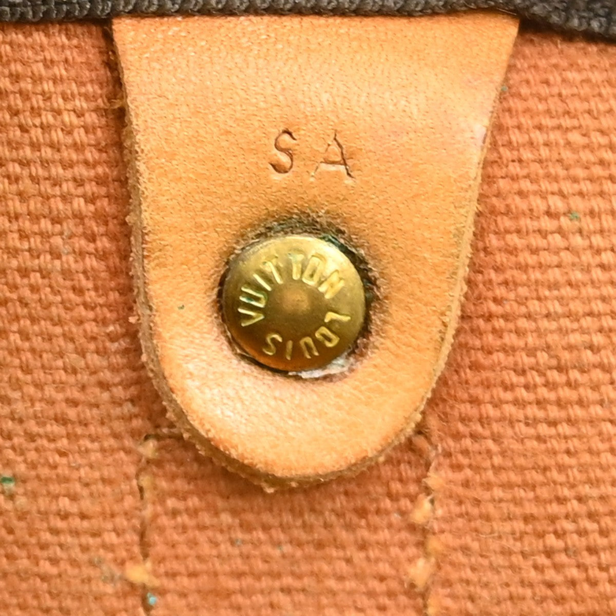 Louis Vuitton Keepall Bag Monogram Canvas Brown Canvas Travel Bag Bag (   )