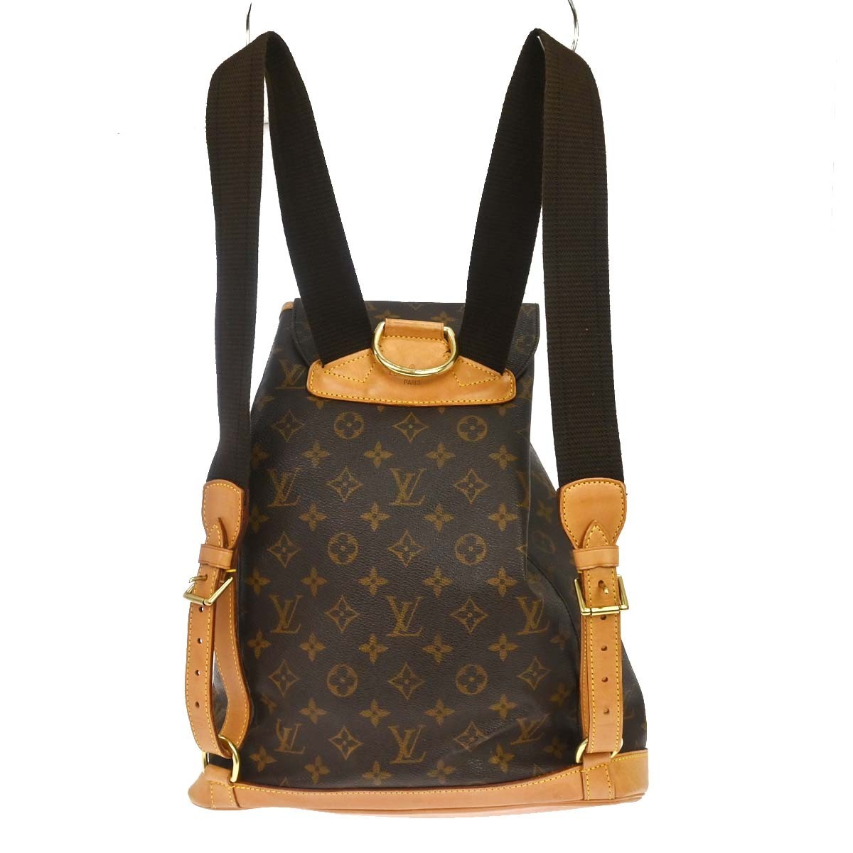 Louis Vuitton Vintage Montsouris Backpack Monogram Canvas Brown Canvas Backpack Bag (   )